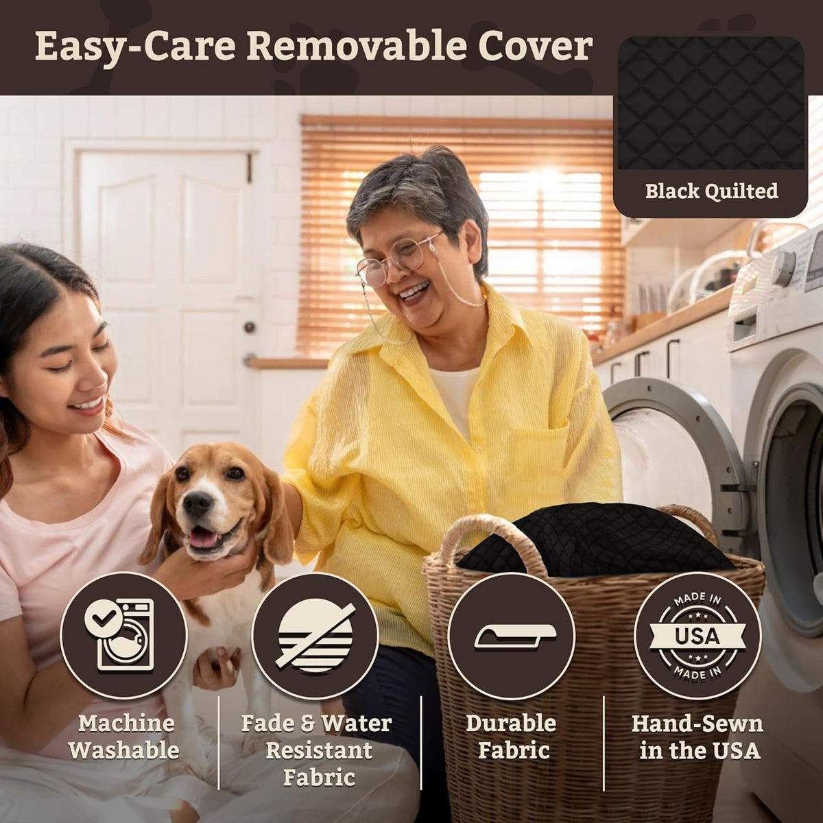 Snoozer Lookout I Car Seat - Dog Car Seats for Small Dogs, Puppy Booster Bed for Small & Medium