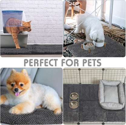 Amylove 4 Pcs Guinea Pig Cage Liner Guinea Pig Bedding Washable Fleece Pee Pads Reusable Small