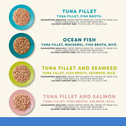 Applaws Natural Wet Cat Food in Broth, Limited Ingredient Canned Wet Cat Food, No Additives, Made