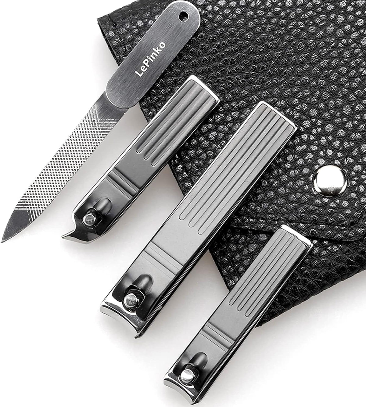 Nail Clippers Set, Toenail Clippers for Thick and Ingrown Nails, Fingernail Cutters for Men Women