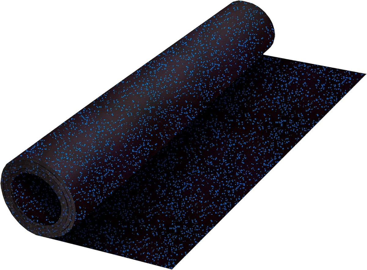 Playsafer Genaflex Rubber Gym Floor Mat, Heavy Duty Commercial Protective Gym Flooring Roll - 8mm