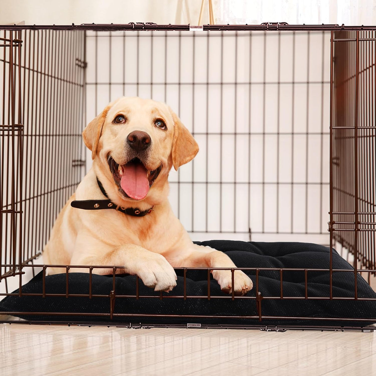 MABOZOO Dog Bed, Indestructible Chew Proof Pet Bed Mat, Durable Polyester, Large 35x22 inches