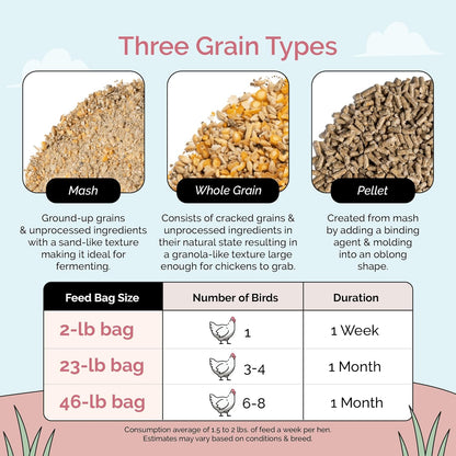 Organic Chicken Feed – Layer Pellet, Non-GMO, USA Grown, 16% Protein, Corn-Free, Soy-Free