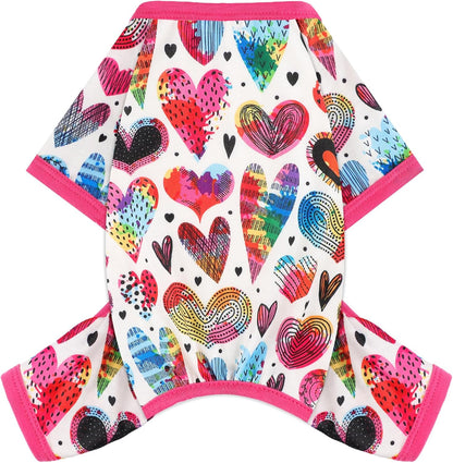 Dog Pajamas Small Sized Dogs Stretchable Summer Dog Clothes Pjs 4 Legs Girl Boy Cute Soft Puppy