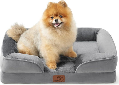 Bedsure Orthopedic Dog Beds for Small Dogs - Washable Small Dog Cat Bed Waterproof, Comfort Pet
