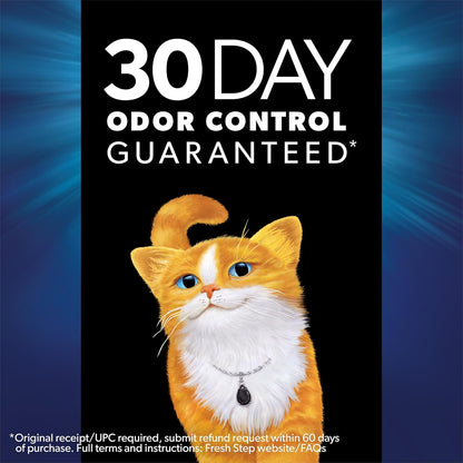 Fresh Step Clumping Cat Litter, Heavy Duty Advanced, Long Lasting 30-Day Odor Control with Odor