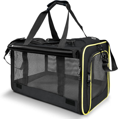 Cat Carriers for Large Cats 20 lbs+ Soft Pet Carrier for Small Dog/Durable 2 Kitty Travel
