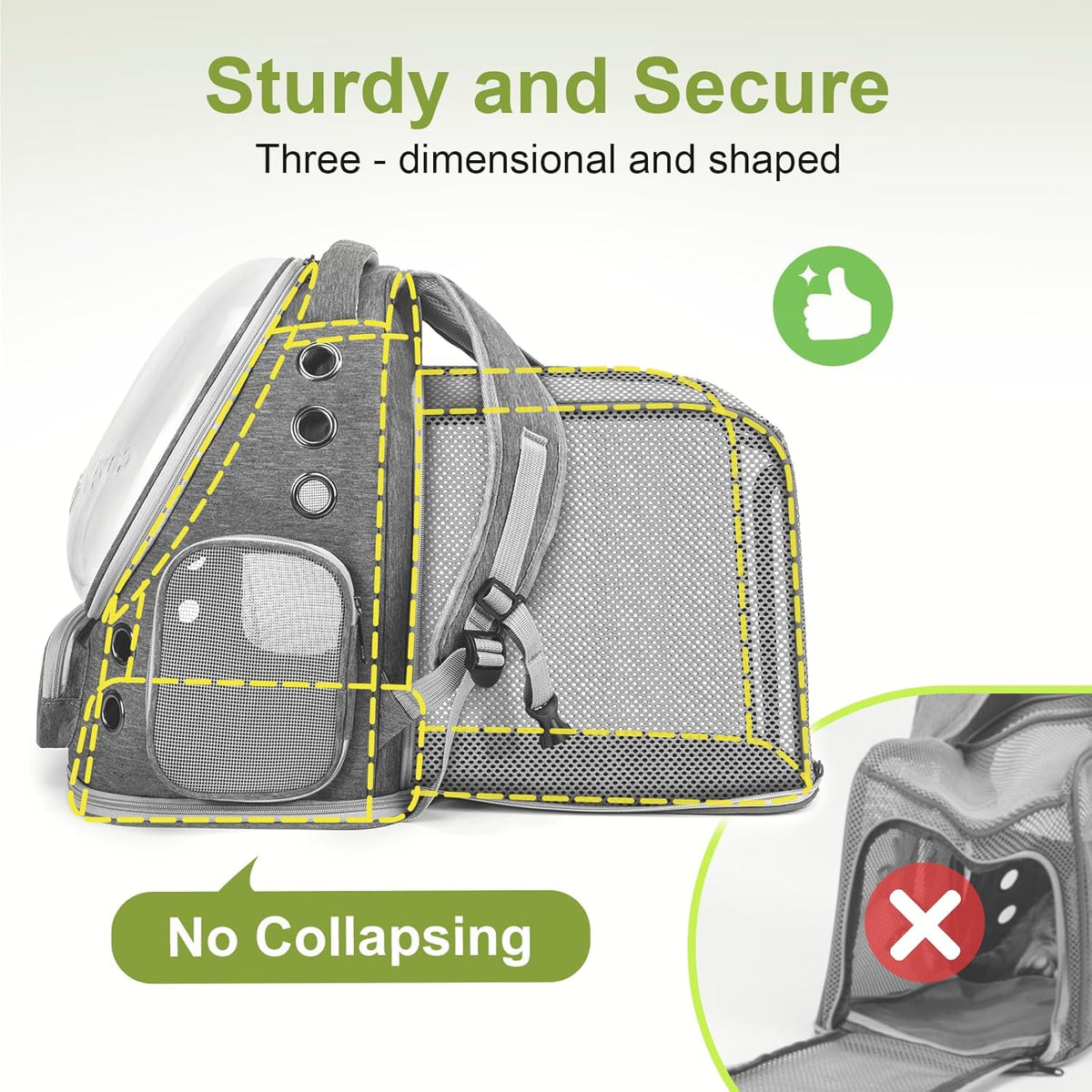 Expandable Cat Backpack,Cat Bubble Backpack Carrier for Carrying Cats, Pets and Small