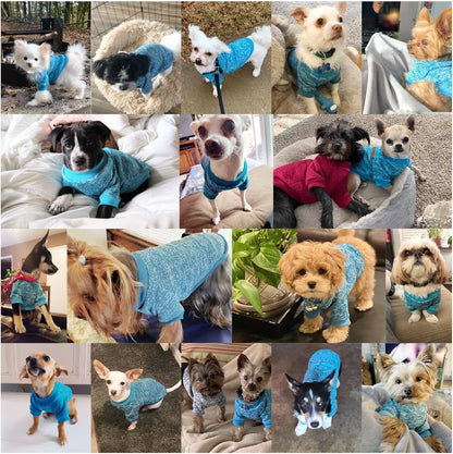 Jecikelon Dog Clothes Dogs Sweater Soft Puppies Clothing Winter Puppy Sweaters Warm Outfit for Dogs