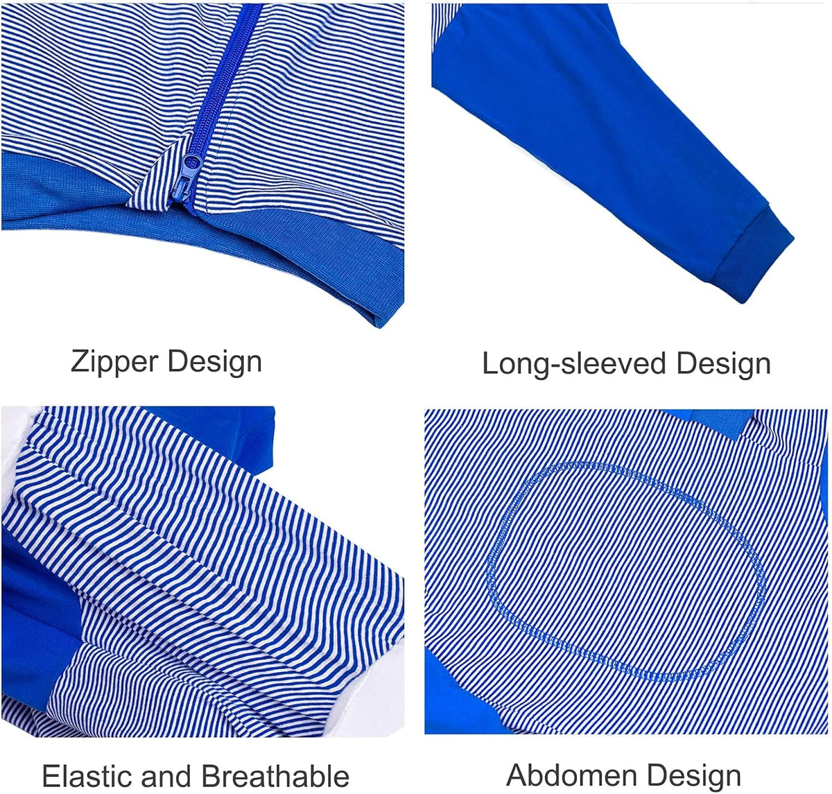 Yeapeeto Dog Onesie Surgery Recovery Suit for Large Medium Bodysuit Dogs Pajamas PJS Full Body for