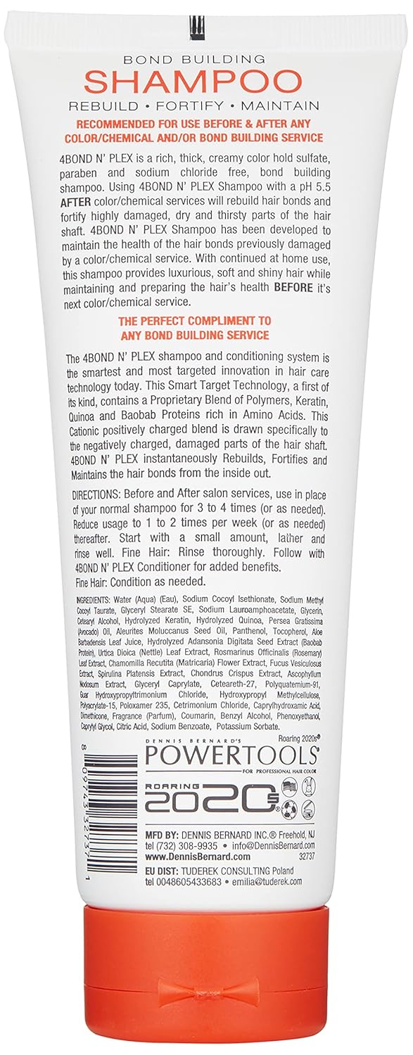 POWERTOOLS 4BOND Bond Building Shampoo | Restore Damaged Hair | Contains Advanced Polymers