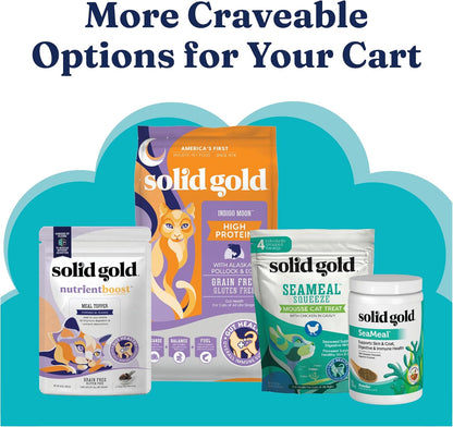 Solid Gold Wet Cat Food Pate - Healthy Canned Cat Food Pate w/Real Tuna & Sardine, Omega Fatty