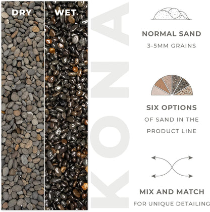 Ultum Nature Systems Controsand Kona Aquarium Sand (8L) - Freshwater Tank Substrate for Live Shrimp