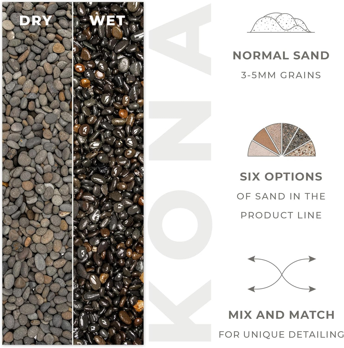 Ultum Nature Systems Controsand Kona Aquarium Sand - Freshwater Tank Substrate for Live Shrimp &
