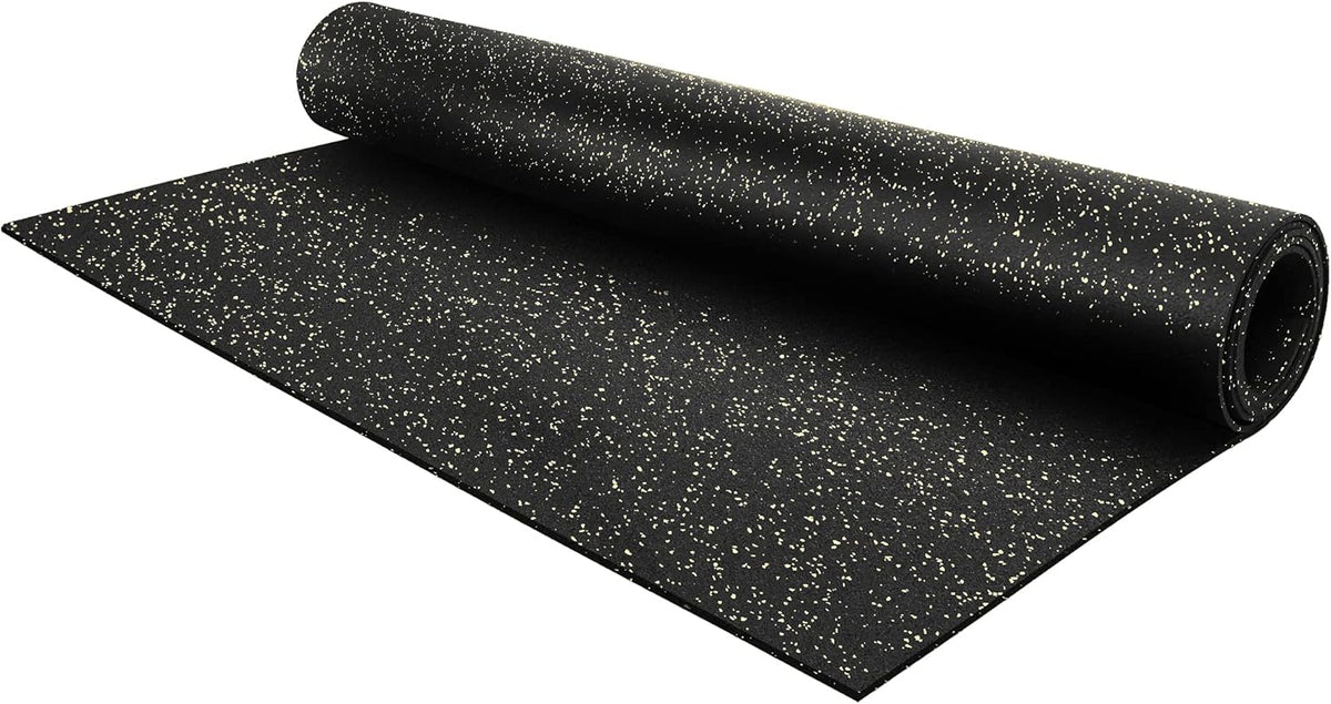 Flooring Inc's 1/4" Thick Tough Rubber Flooring Roll | Flexible Recycled Rubber Floor Mats for Home