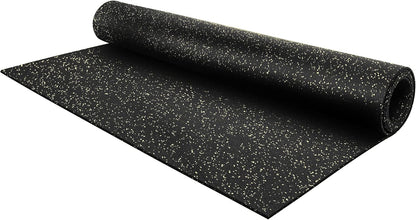 Flooring Inc's 1/4" Thick Tough Rubber Flooring Roll | Flexible Recycled Rubber Floor Mats for Home