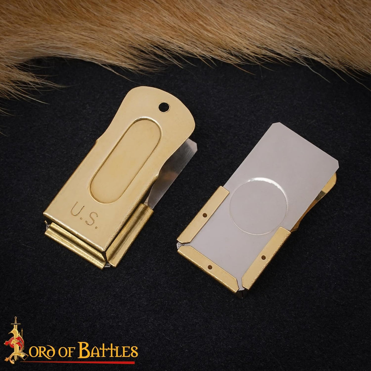 Lord of Battles Pack of 2 U.S. D-Day Paratrooper Brass Cricket Clicker – Historical Reenactment