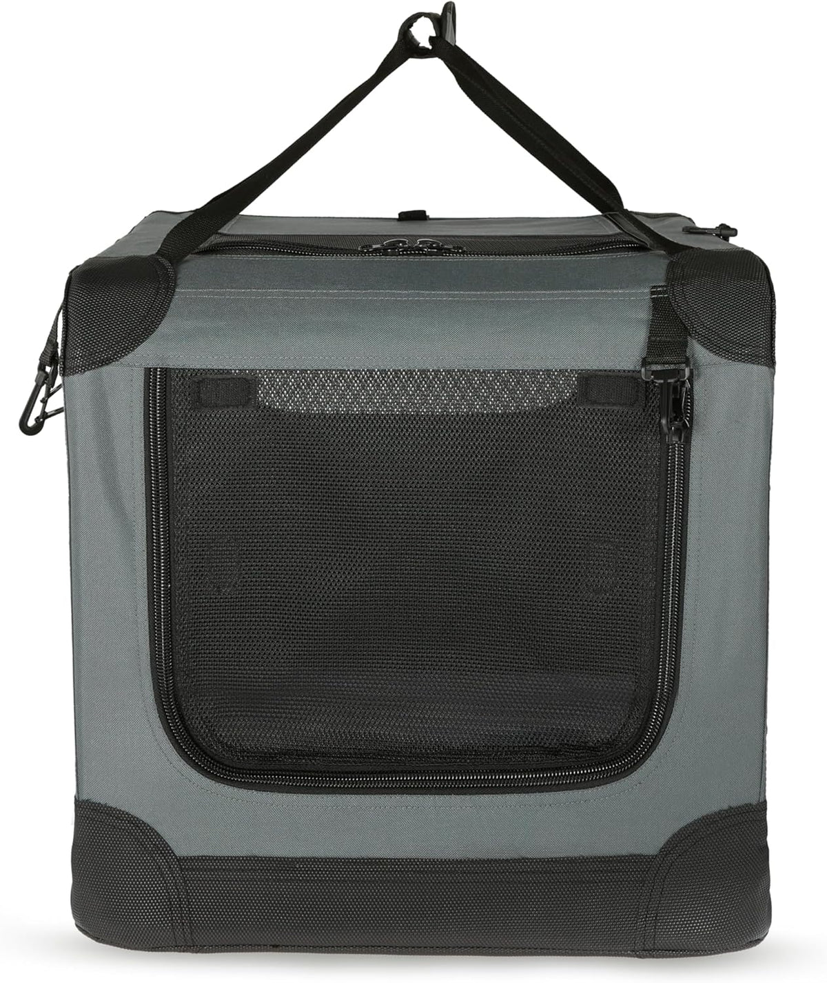 Amazon Basics 4-Doors Portable Soft-Sided Folding Travel Crate Kennel for cat, Dog, and Other Small
