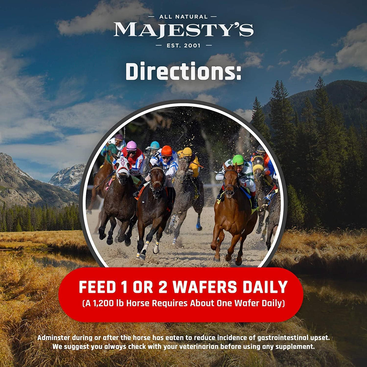 Majesty's Flex XT Wafers - Superior Horse/Equine Joint Support with Increased Supplement Levels