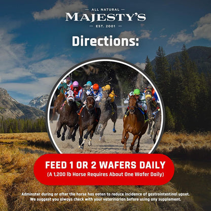 Majesty's Flex XT Wafers - Superior Horse/Equine Joint Support with Increased Supplement Levels