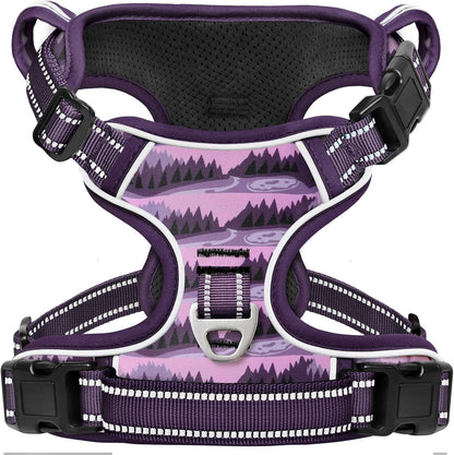 Timos Dog Harness,No-Pull Pet Harness Adjustable Soft Padded Dog Vest,Reflective No-Choke Pet