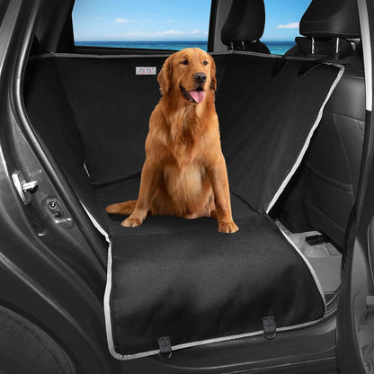 njnj Dog Car Seat Cover for Back Seat - Waterproof Dog Half Hammock for Cars,Scratchproof Pet