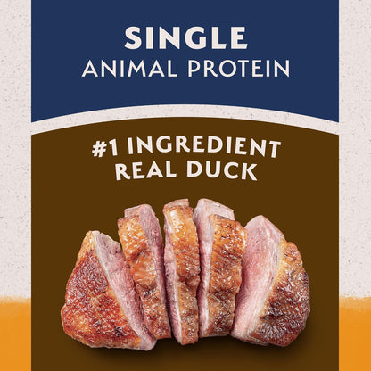 Natural Balance Limited Ingredient Adult Grain-Free Dry Dog Food, Reserve Duck & Potato Recipe, 4