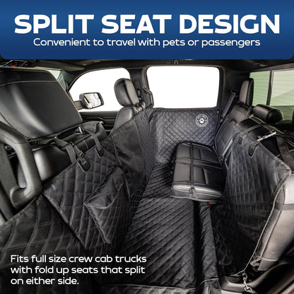 XL Floor Cover with Door Protection, 2025 Black – As Seen on Shark Tank – Fits Full‑Size Crew Cab