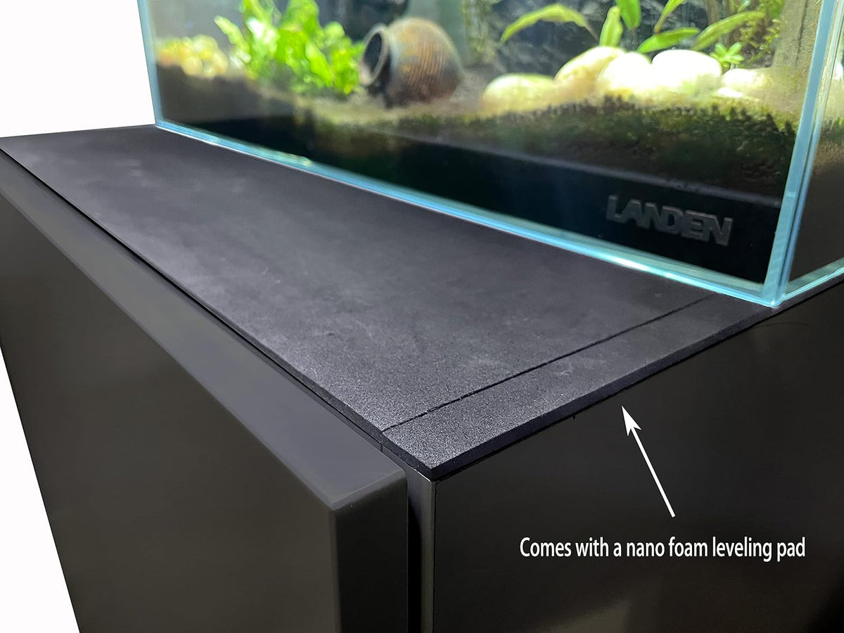 Landen Aquarium Wooden Stand and Cabinet for up to 20 Gal Tank, Fish Reptile Sea Salt Water Tank