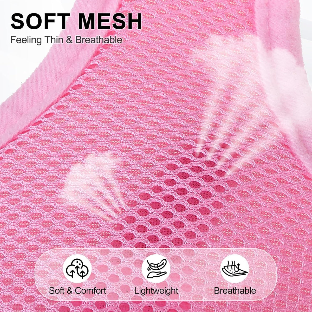 BINGPET No Pull Dog Harness,Soft Mesh Breathable All Weather Vest Harness,Safety Protection Design