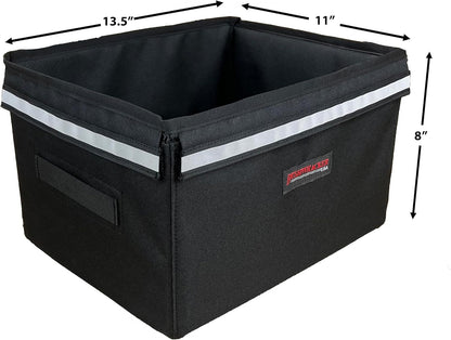 Bushwhacker Portland - Bike Rack Dog, Grocery and Goods Carrier - Bicycle Pannier Crate Cycling
