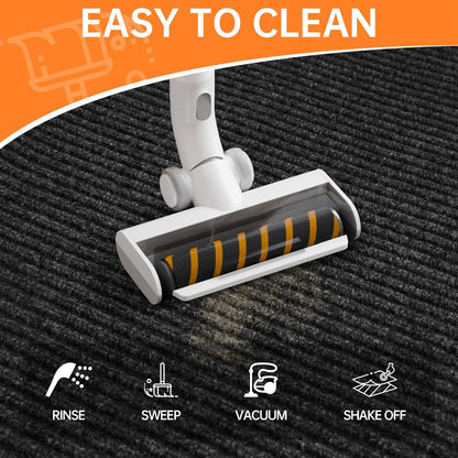 Indoor Outdoor Door Mat, 5' x 3' Doormat for Entryway, Rubber Backing Non Slip Front Door Mat