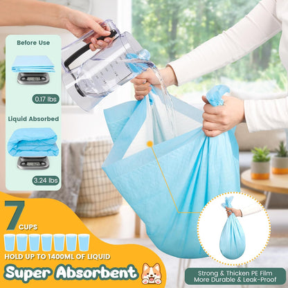 100 Count Extra Large Dog Pee Pads 28" x 34", Super Absorbent X-Large Puppy Pads Disposable