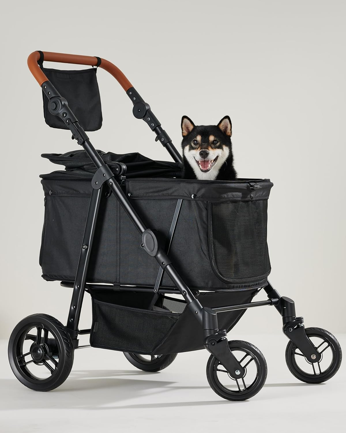 Medium Dog Stroller for Large Dogs, pet Stroller for Medium Dogs Up to 66lbs, All-Terrain with