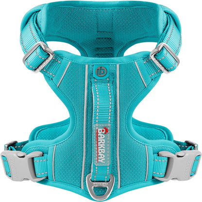 BARKBAY Dog Harness No Pull with ID Tag Pocket - Heavy Duty, Reflective, Easy Control for Large