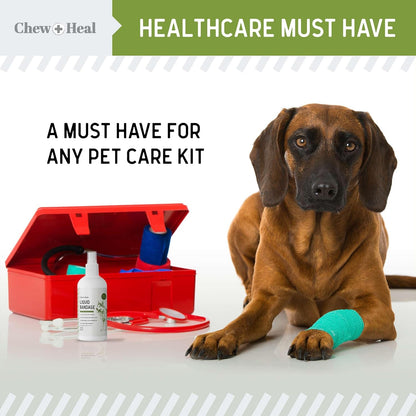 Pet Liquid Bandage for Dogs - 4 oz Spray with Aloe - Wound Care for Dogs Including Cuts, Scrapes
