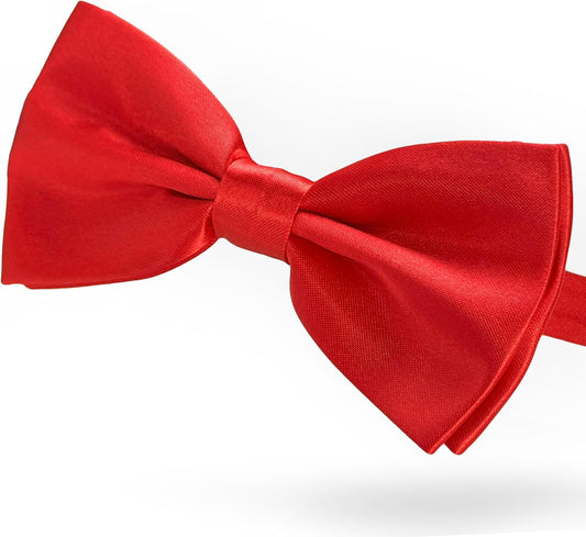 KOOMOX Red Bow for Dog, Adjustable Dog Bow Tie Collar for Medium and Large Dogs Cats Pets Wedding
