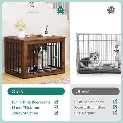 YITAHOME Dog Crate Furniture for Large Dogs, Side End Table, Modern Dogs Kennel Indoor up to 60 lb
