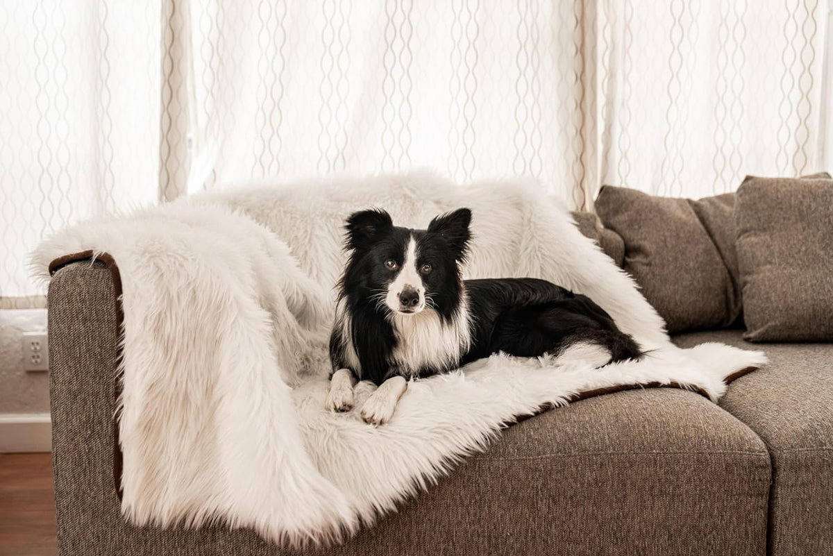 PupProtector Waterproof Throw Blanket for Dogs and Cats, Pet Blanket Cover for Couches, Sofas