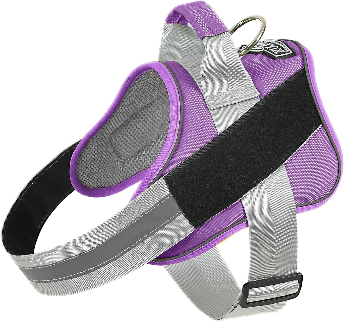 Bolux Dog Harness, No-Pull Reflective Dog Vest, Breathable Adjustable Pet Harness with Handle for