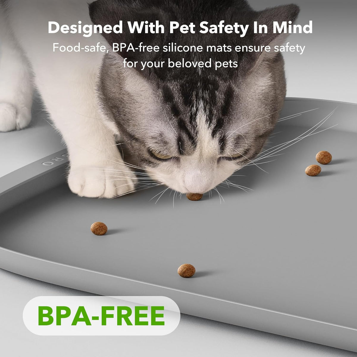 PETLIBRO Pet Mats for Dogs and Cats, Extra Large Dog Bowl Mat for Feeder or Fountain, Non-Slip