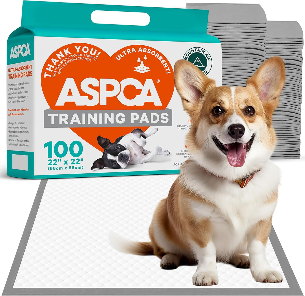 Scented Puppy Pads, [100 Count], Dog Pee Pads for Training, Absorbent Potty Pads for Dogs