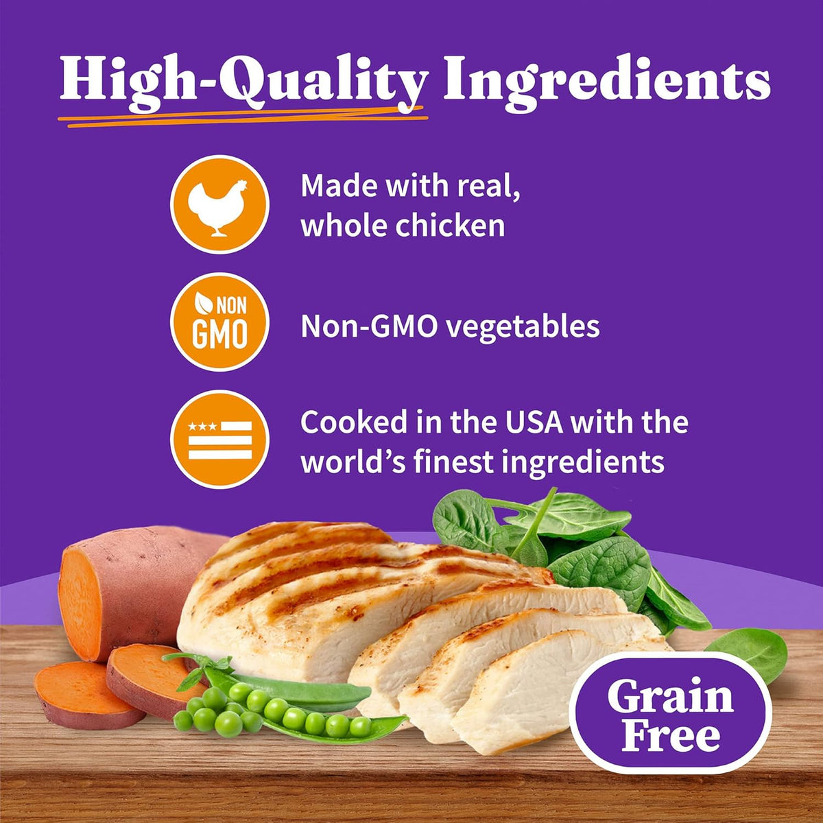 Halo Wet Cat Food Whole Chicken Recipe, Grain Free Wet Cat Pate, Canned Cat Food for Extra