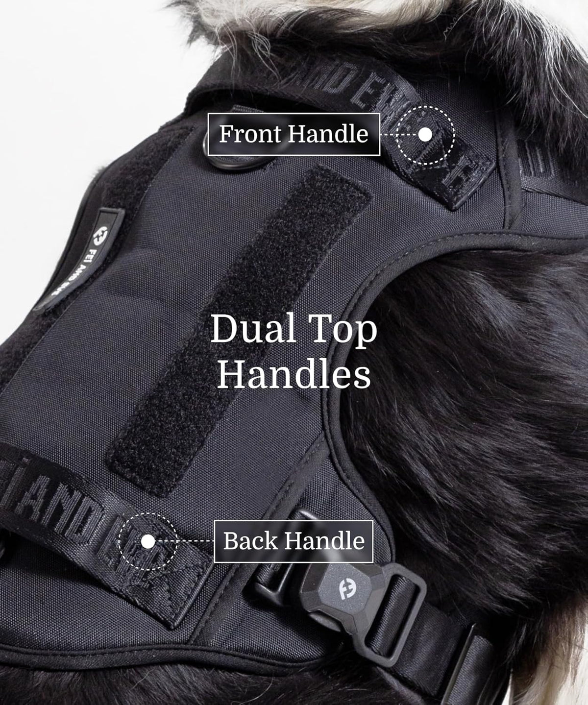 2025 New Edition, Fei & Eve MagEase Dog Harness - 3-Second Magnetic Buckles | 3-Point No-Pull