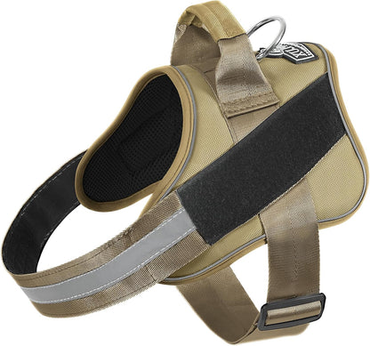 Bolux Dog Harness, No-Pull Reflective Dog Vest, Breathable Adjustable Pet Harness with Handle for