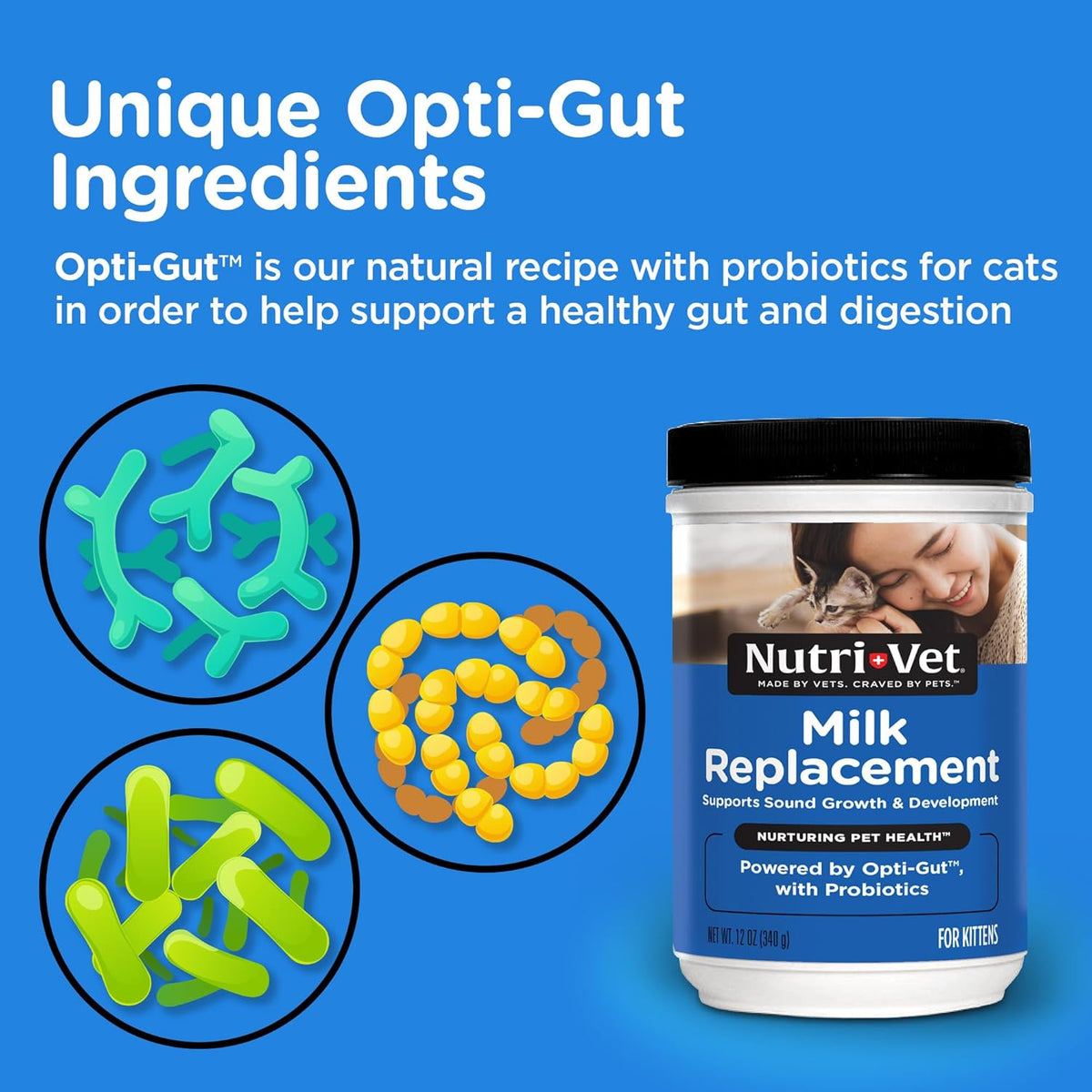 Nutri-Vet Milk Replacer For Kittens, Powdered Milk, Kitten Essentials, Cat Care, Veterinarian