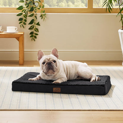 Bedsure Dog Bed Medium Size Dog - Orthopedic Waterproof Puppy Beds with Removable Washable Cover