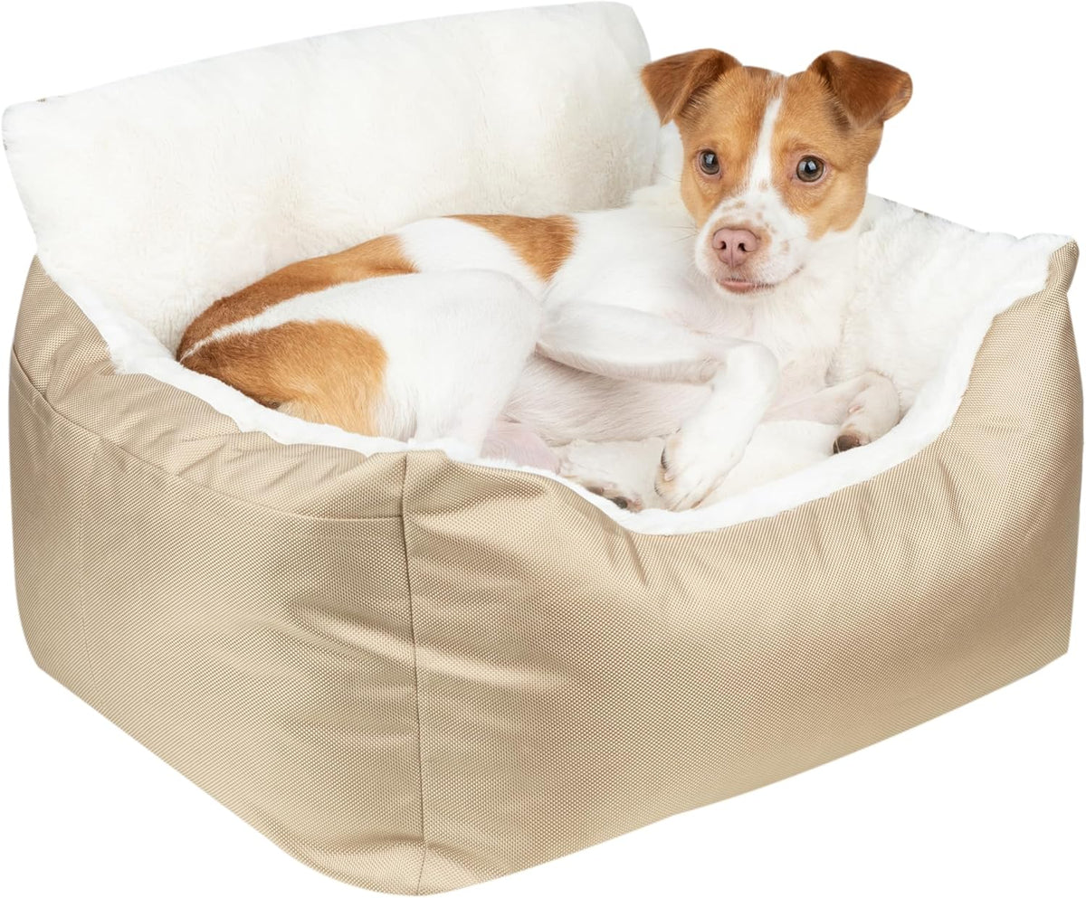 Best Pet Supplies Dog Pet Booster Seat, Dog Car Seats for Small Dogs & Medium Dogs, Soft Plush