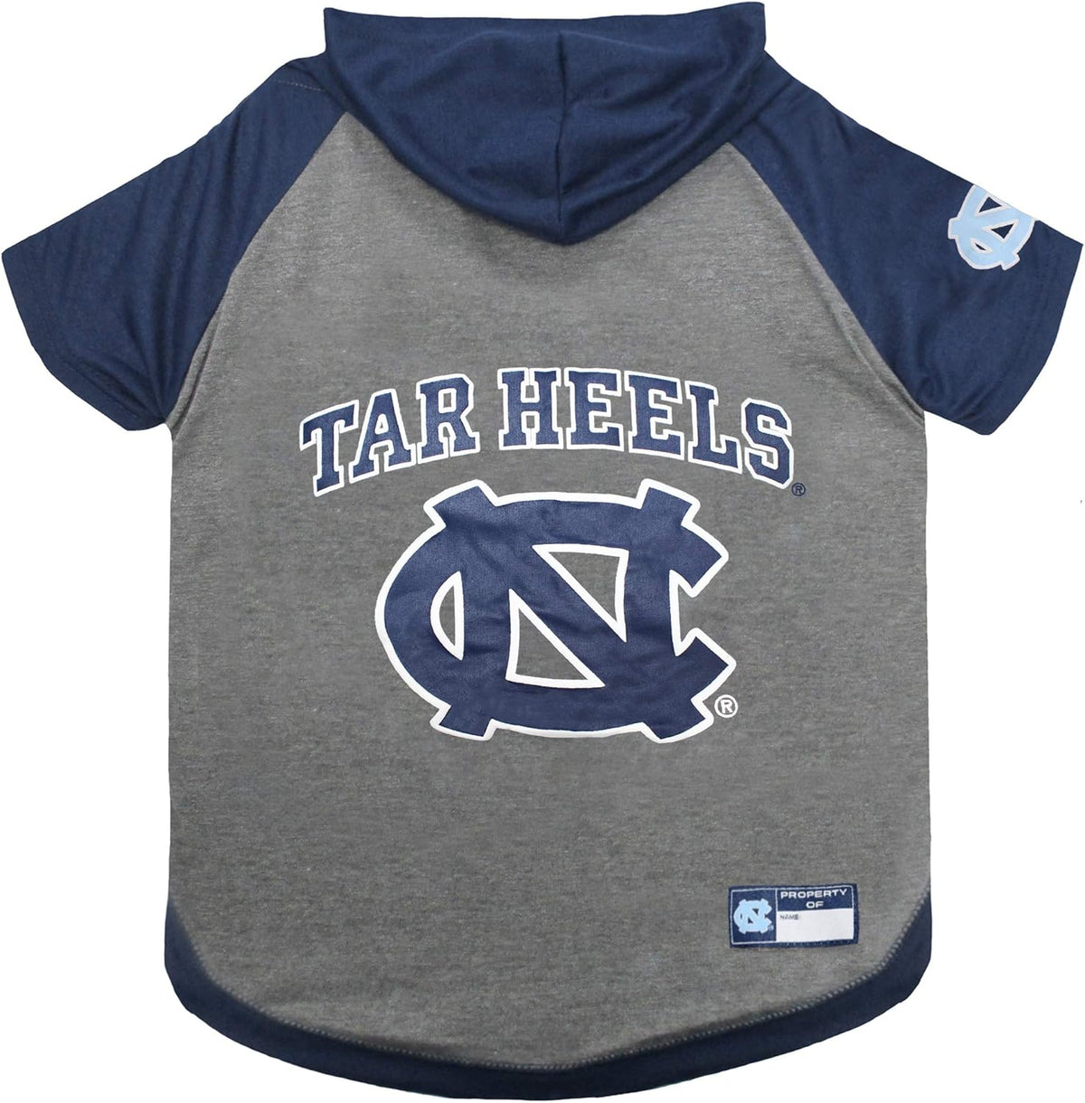 NCAA North Carolina Tar Heels Hoodie for Dogs & Cats, X-Small Collegiate Licensed Dog Hoody Tee
