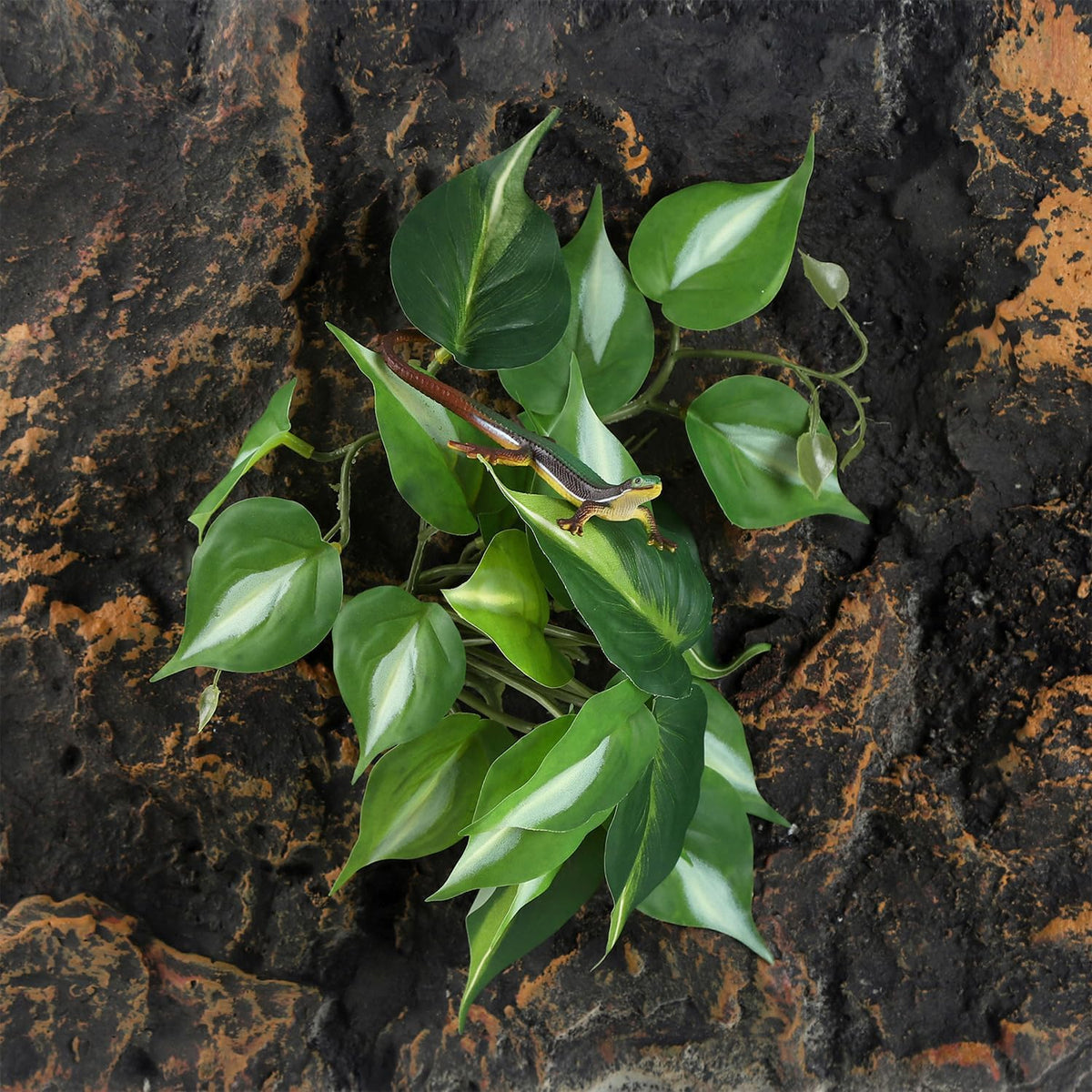 IBWell Fake Reptile Plants for Reptile Terrarium Plants, Reptile Plant Décor, Turtle Tank Plants
